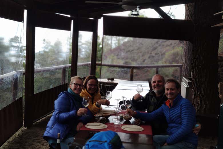 Visitando le cantine Ferrera, ad Arafo