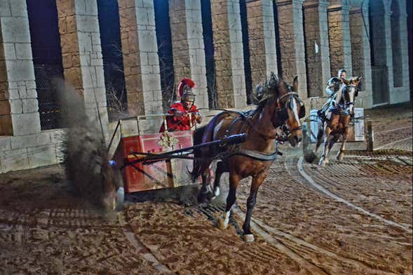 Spettacolo equestre e cena al centro ippico Xanadú