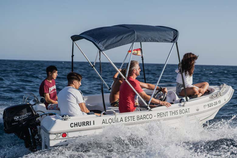 Noleggio barca senza licenza da Costa Adeje