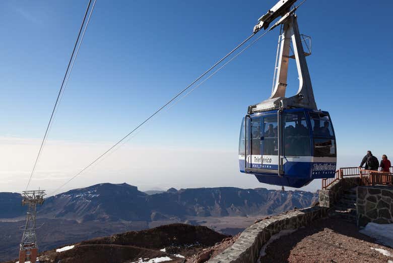 Cabine delle funivia del Teide