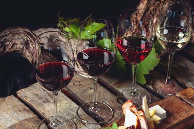 Degustazione di vino alle cantine Monje