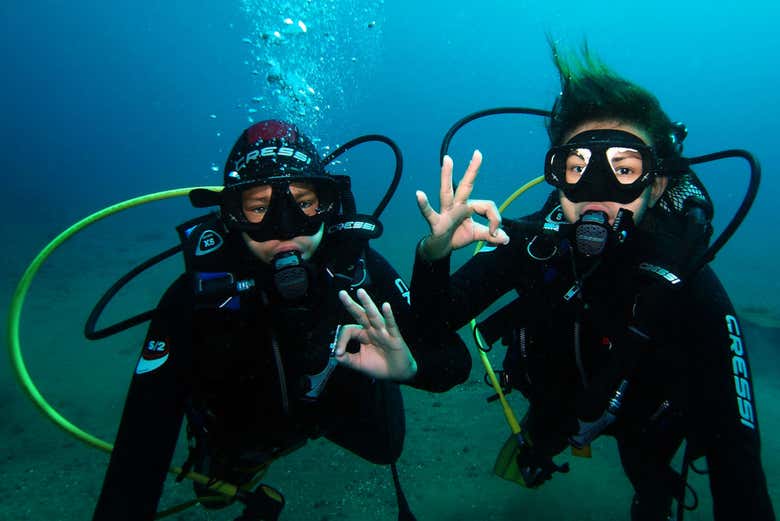 Durante l'immersione