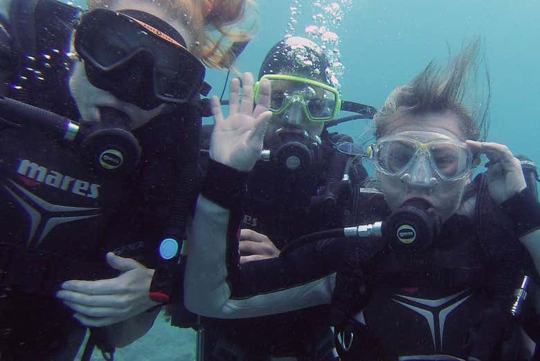 Durante una delle immersioni