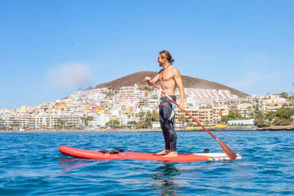 Paddle surf a Los Cristianos