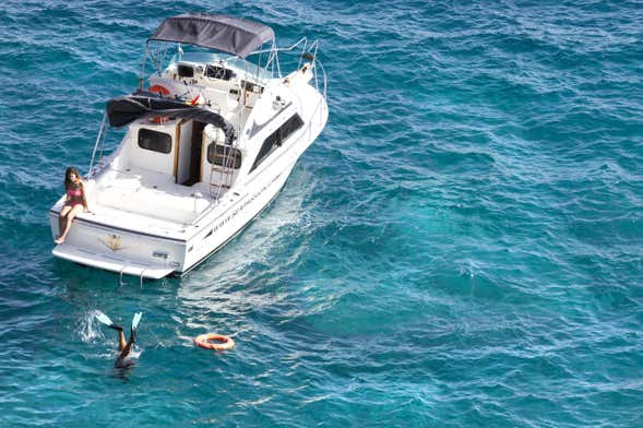 Giro in yacht con avvistamento di cetacei