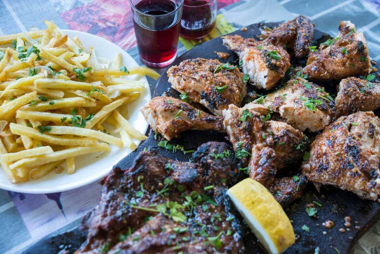 Arrosto in un guachinche di Tenerife
